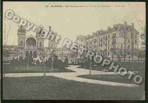 Ville de BIARRITZ Carte postale ancienne