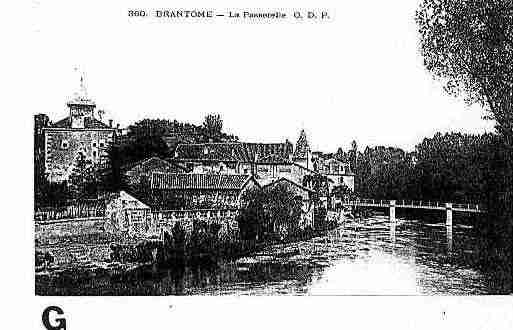 Ville de BRANTOME Carte postale ancienne