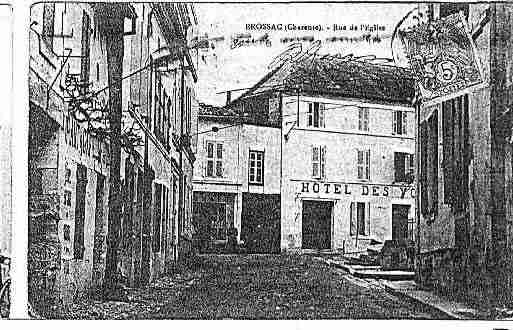 Ville de BROSSAC Carte postale ancienne