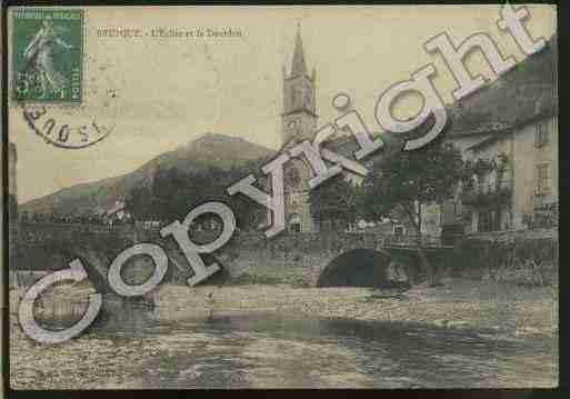 Ville de BRUSQUE Carte postale ancienne