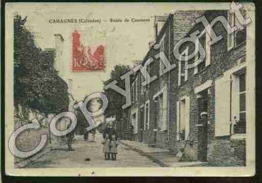 Ville de CAHAGNES Carte postale ancienne