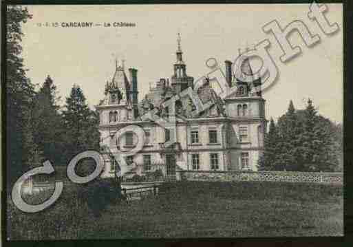 Ville de CARCAGNY Carte postale ancienne