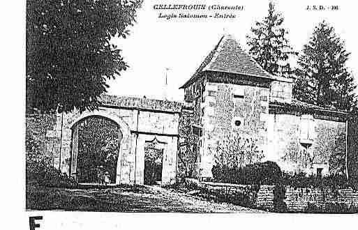 Ville de CELLEFROUIN Carte postale ancienne