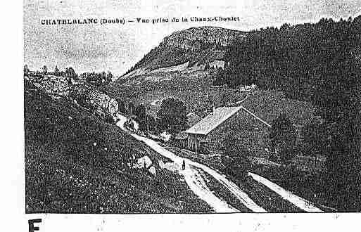 Ville de CHATELBLANC Carte postale ancienne