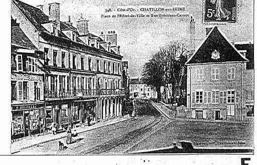 Ville de CHATILLONSURSEINE Carte postale ancienne