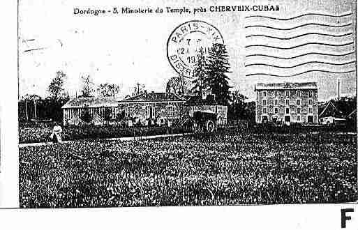 Ville de CHERVEIXCUBAS Carte postale ancienne