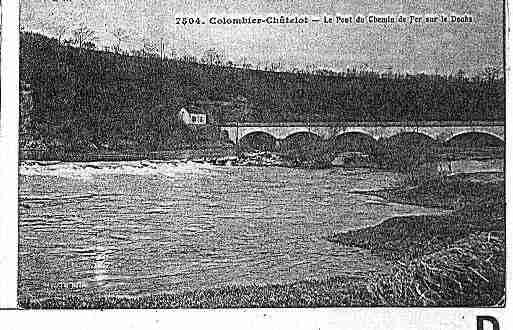 Ville de COLOMBIERCHATELOT Carte postale ancienne