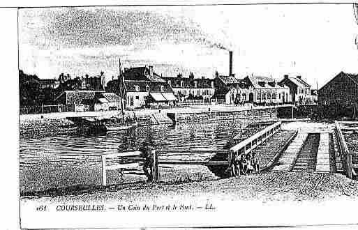 Ville de COURSEULLESSURMER Carte postale ancienne