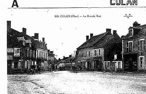 Ville de CULAN Carte postale ancienne