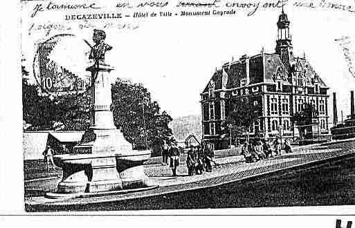 Ville de DECAZEVILLE Carte postale ancienne