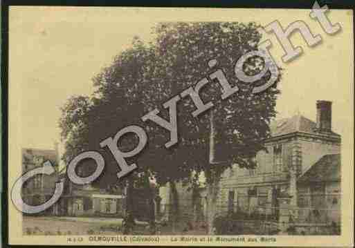 Ville de DEMOUVILLE Carte postale ancienne