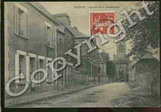 Ville de DOZULE Carte postale ancienne