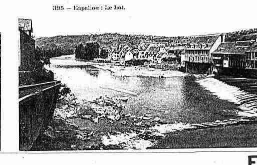 Ville de ESPALION Carte postale ancienne