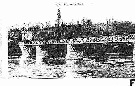 Ville de EXIDEUIL Carte postale ancienne