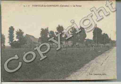 Ville de FIERVILLEBRAY Carte postale ancienne