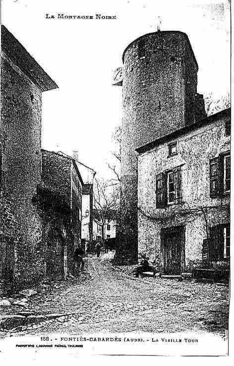 Ville de FONTIERSCABARDES Carte postale ancienne