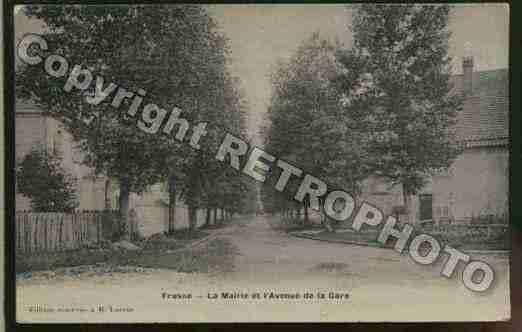 Ville de FRASNE Carte postale ancienne