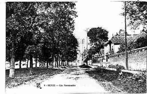 Ville de GENLIS Carte postale ancienne