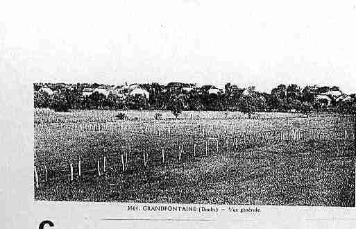 Ville de GRANDFONTAINE Carte postale ancienne