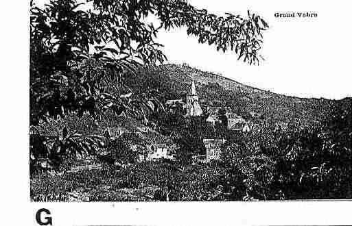 Ville de GRANDVABRE Carte postale ancienne