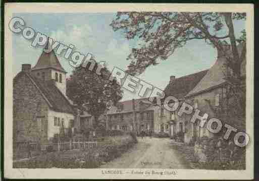 Ville de LANOBRE Carte postale ancienne