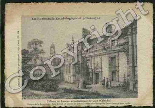 Ville de LASSON Carte postale ancienne