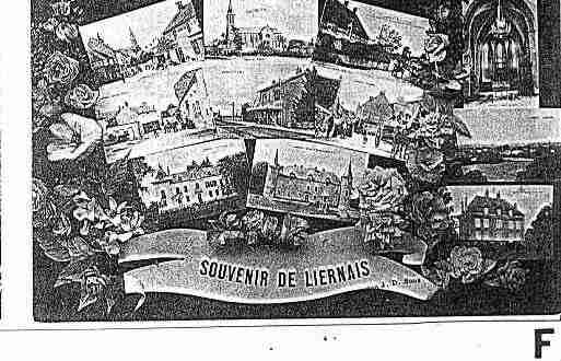 Ville de LIERNAIS Carte postale ancienne