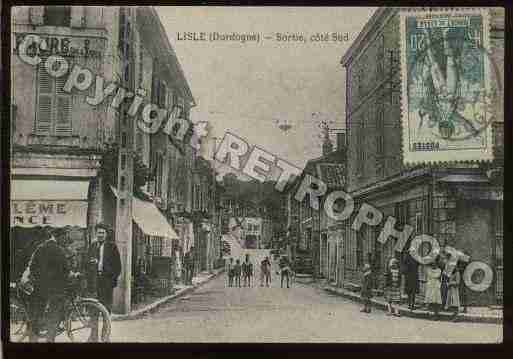 Ville de LISLE Carte postale ancienne