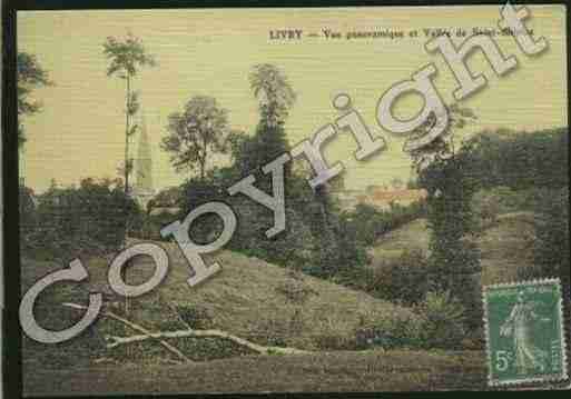 Ville de LIVRY Carte postale ancienne