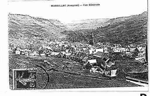 Ville de MARCILLACVALLON Carte postale ancienne