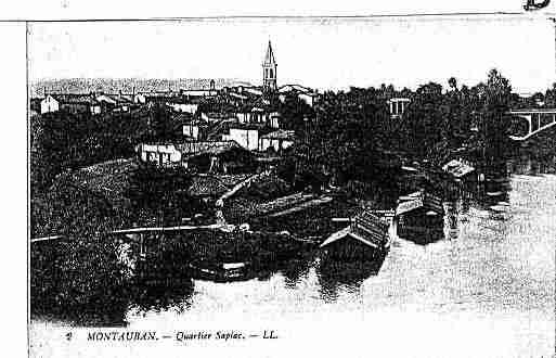 Ville de MONTAUBAN Carte postale ancienne