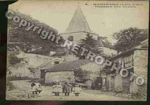 Ville de MONTBARD Carte postale ancienne