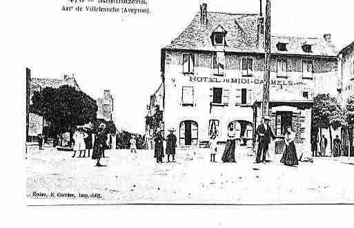 Ville de MONTBAZENS Carte postale ancienne