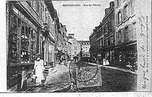 Ville de MONTBELIARD Carte postale ancienne