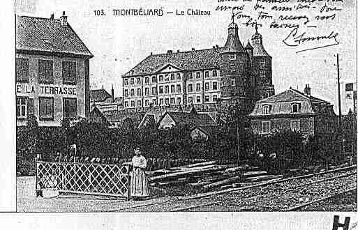 Ville de MONTBELIARD Carte postale ancienne