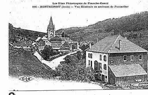 Ville de MONTBENOIT Carte postale ancienne