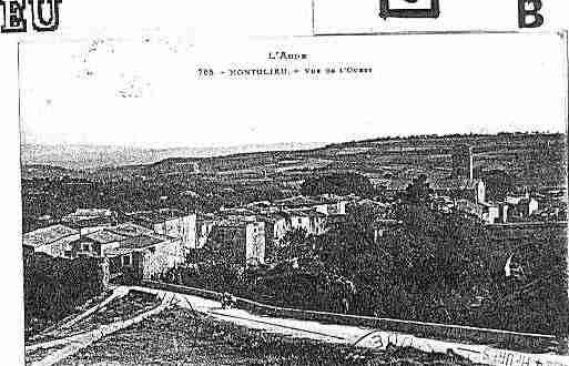 Ville de MONTOLIEU Carte postale ancienne