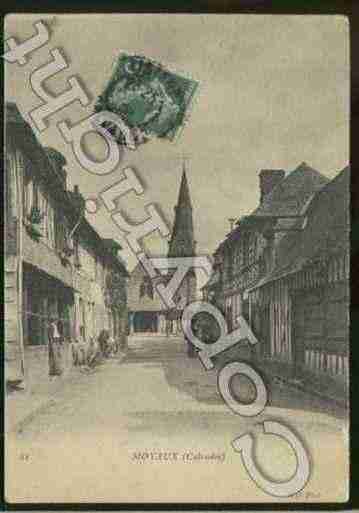 Ville de MOYAUX Carte postale ancienne