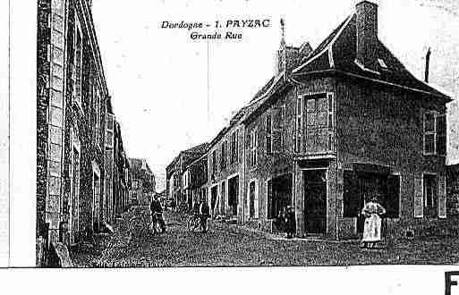 Ville de PAYZAC Carte postale ancienne