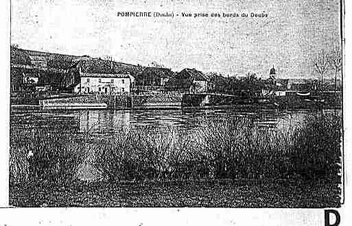 Ville de POMPIERRE Carte postale ancienne