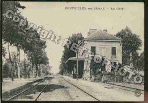 Ville de PONTAILLERSURSAONE Carte postale ancienne