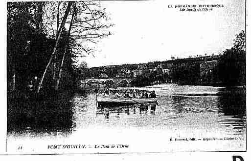 Ville de PONTD\'OUILLY Carte postale ancienne