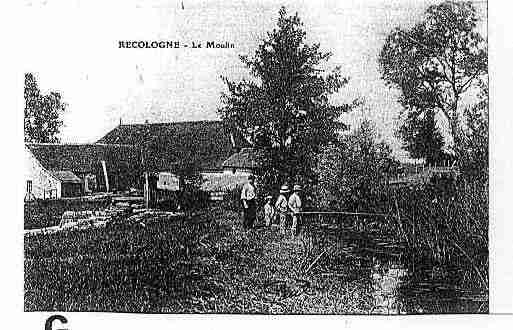 Ville de RECOLOGNE Carte postale ancienne