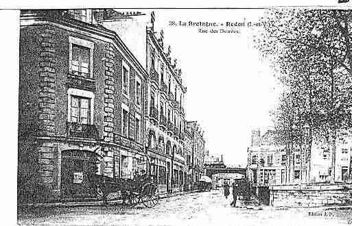 Ville de REDON Carte postale ancienne