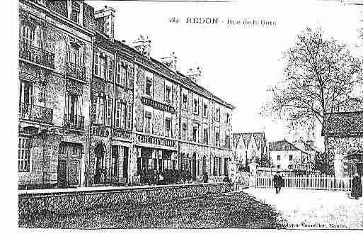 Ville de REDON Carte postale ancienne