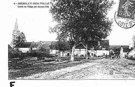 Ville de REMILLYSURTILLE Carte postale ancienne