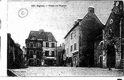 Ville de RIGNAC Carte postale ancienne