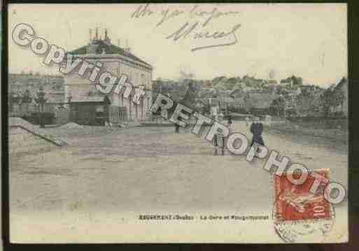 Ville de ROUGEMONT Carte postale ancienne