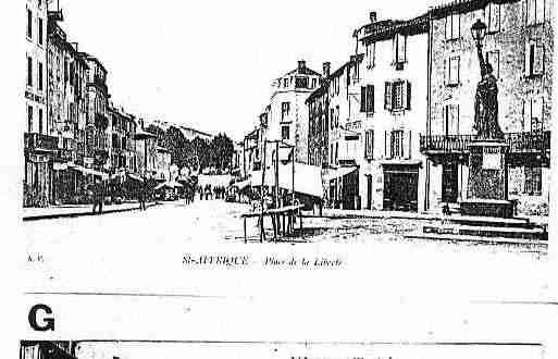 Ville de SAINTAFFRIQUE Carte postale ancienne