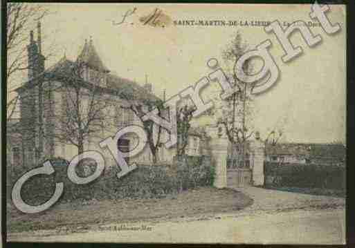 Ville de SAINTMARTINDELALIEUE Carte postale ancienne